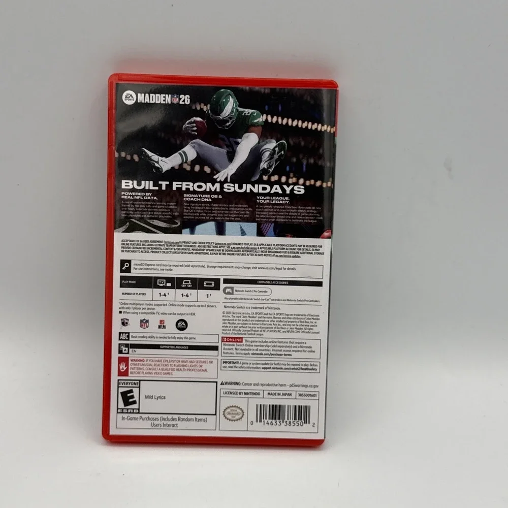 Madden NFL 26 (Nintendo Switch 2, 2025)